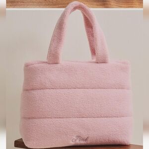 Victoria's Secret PINK Plush Soft Cozy Tote Bag NEW with Tags